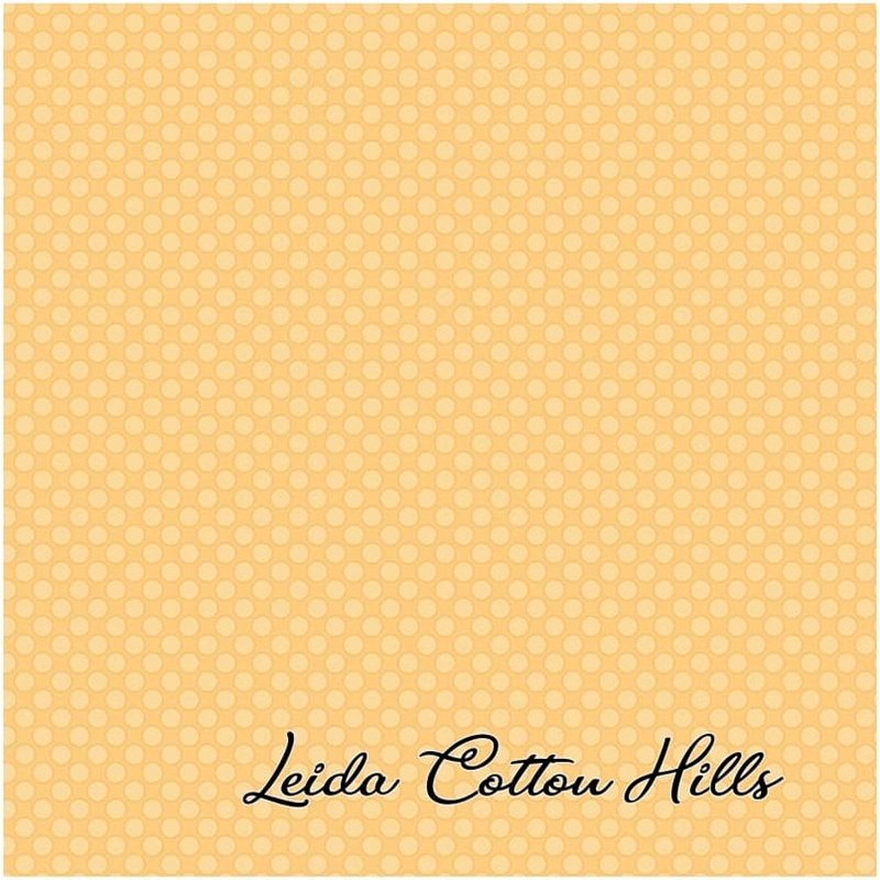 ? Tela para Patchwork con puntos sobre amarillo ∙ Leida Cotton Hills