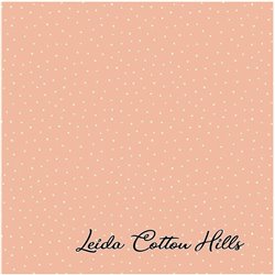 ? Tela para Patchwork con puntitos sobre rosa ∙ Leida Cotton Hills