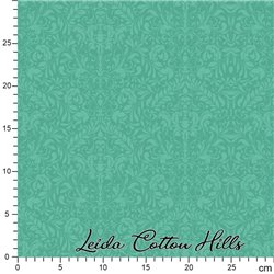 ? Tela para Patchwork damasco en turquesa ∙ Leida Cotton Hills