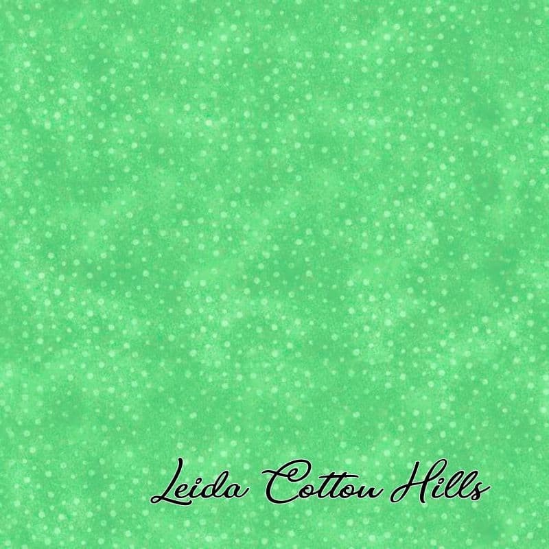 ? Tela para Patchwork en tonos verdes con puntos  ∙ Leida Cotton Hills