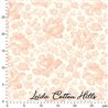 Tela Trasera con flores en color salmon  ∙ Leida Cotton Hills