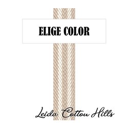 ? Cinta de Espiga de Algodon Reciclado diseño Rayas para Bolsos y Mochilas ∙ Leida Cotton Hills