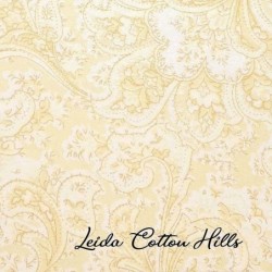 Tela trasera para patchwork con estampado floral en amarillo ∙ Leida Cotton Hills