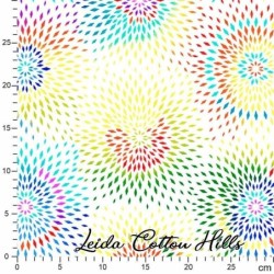 Tela trasera patchwork rombos de colores ∙ Leida Cotton Hills