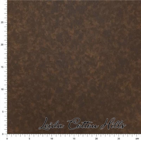 Tela trasera patchwork marmoleado chocolate