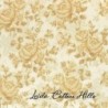 Tela trasera patchwork de rosas en tonos beige ∙ Leida Cotton Hills