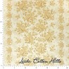 Tela trasera patchwork de rosas en tonos beige  DESCUENTO -20 %